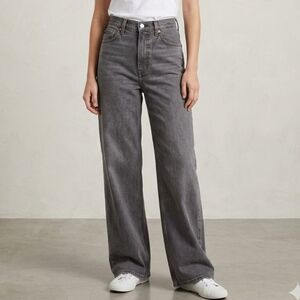 H&M Bleecker High Rise Wide Leg Jeans Size 8